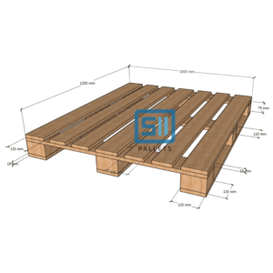 Pallet Normalizado 18x1000x1200 Parrilla Separada